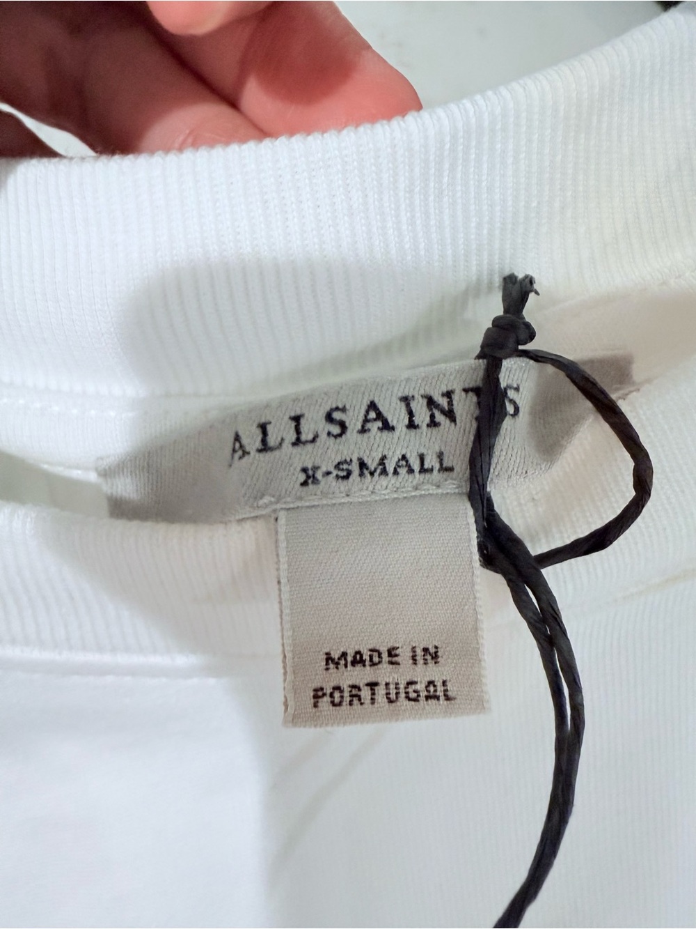 All Saints White Lottie Tee - Brand new size XS - Picture 3 of 4